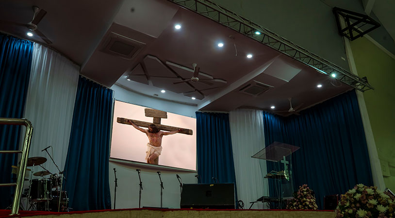 Lighting Up Easter Worship: How Our LED Screens Brought Easter to Life at Tanzania Assemblies of God Church