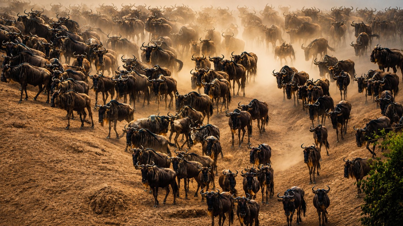 7-Day Wildebeest Migration Safari (River Crossing)